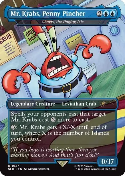 Mr. Krabs, Penny Pincher - Charix, the Raging Isle