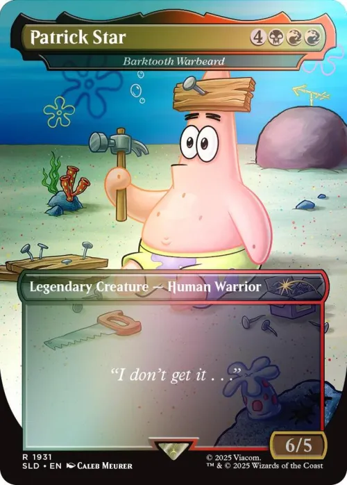 Patrick Star - Barktooth Warbeard - Rainbow Foil