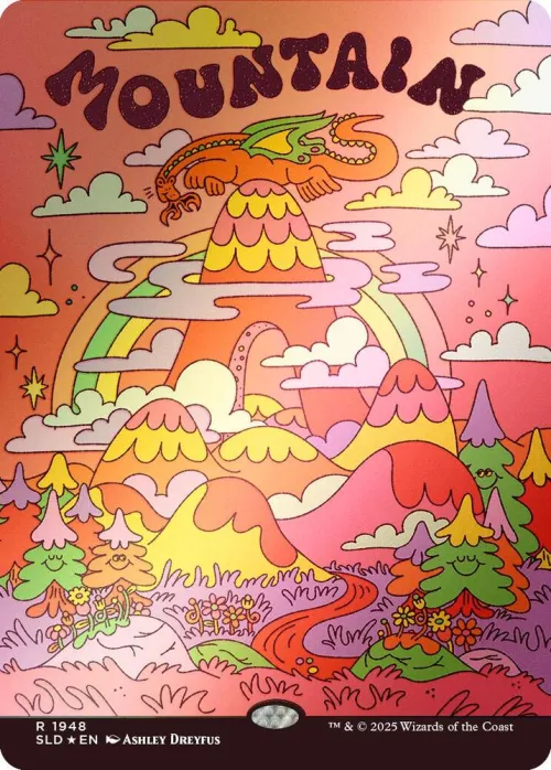 Mountain - Rainbow Foil
