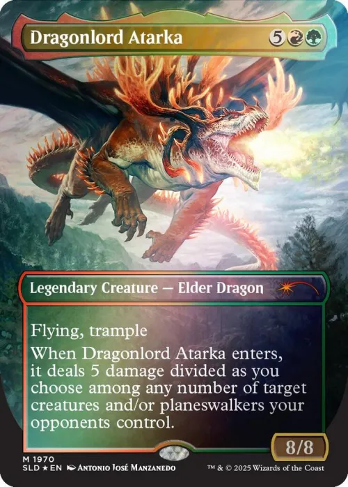 Dragonlord Atarka - Rainbow Foil