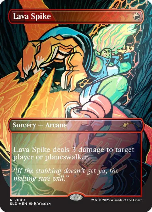 Lava Spike - Rainbow Foil