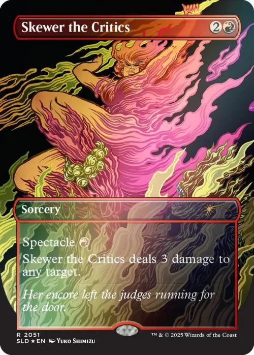 Skewer the Critics - Rainbow Foil
