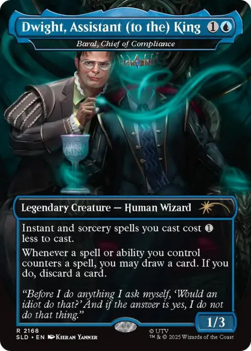 Dwight, Assistant (to the) King - Baral, Chief of Compliance - Foil