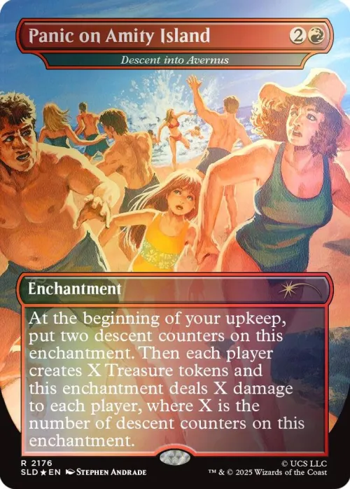 Panic on Amity Island - Descent into Avernus - Rainbow Foil