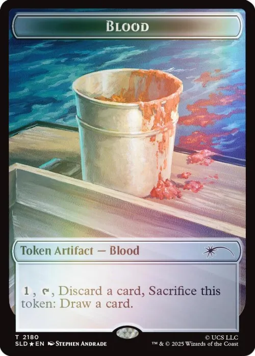Blood Token - Rainbow Foil