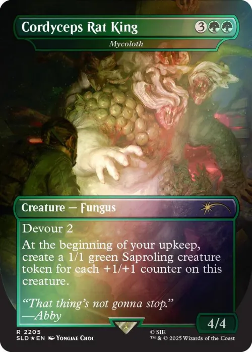 Cordyceps Rat King - Mycoloth - Rainbow Foil