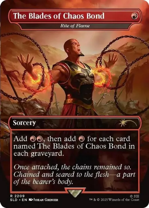 The Blades of Chaos Bond - Rite of Flame - Foil