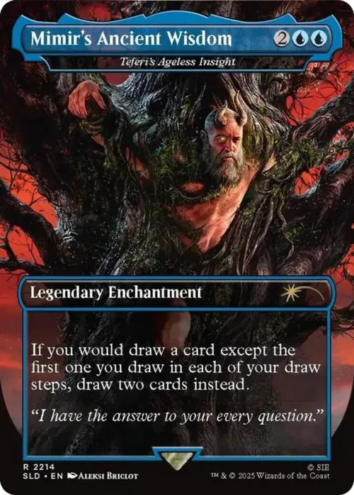 Mimir's Ancient Wisdom - Teferi's Ageless Insight - Foil