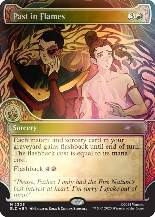 Past in Flames - Rainbow Foil