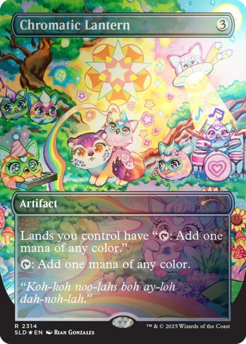 Chromatic Lantern - Rainbow Foil