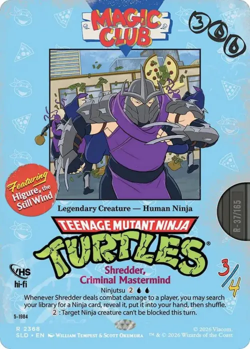 Shredder, Criminal Mastermind - Higure, the Still Wind - Foil