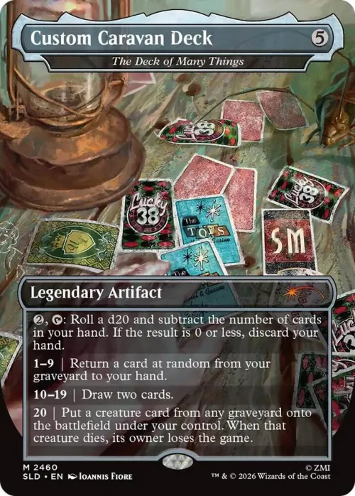 Custom Caravan Deck - The Deck of Many Things - Foil