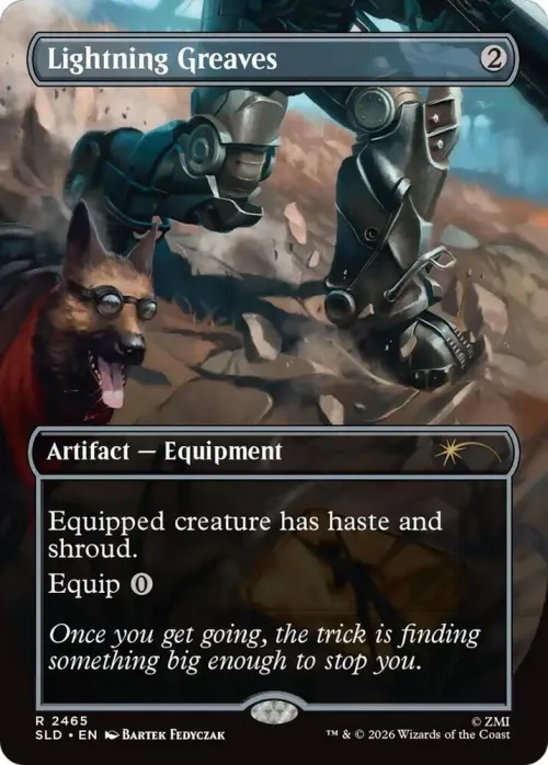 Lightning Greaves - Foil