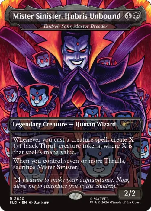 Mister Sinister, Hubris Unbound - Endrek Sahr, Master Breeder - Foil