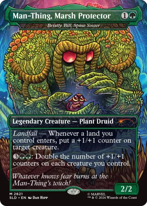 Man-Thing, Marsh Protector - Bristly Bill, Spine Sower - Foil