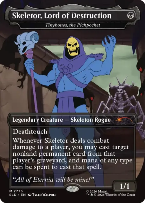 Skeletor, Lord of Destruction - Tinybones, the Pickpocket - Foil