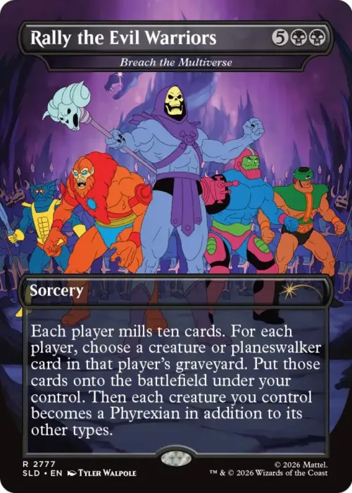 Rally the Evil Warriors - Breach the Multiverse - Foil