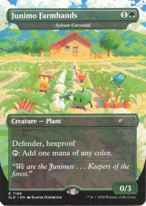 Junimo Farmhands - Sylvan Caryatid - Foil
