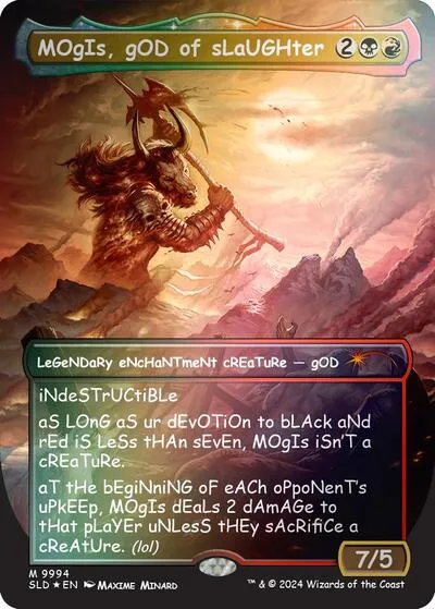 MOgIs, gOD of sLaUGHter - Rainbow Foil