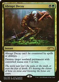 Abrupt Decay - Foil Abrupt Decay