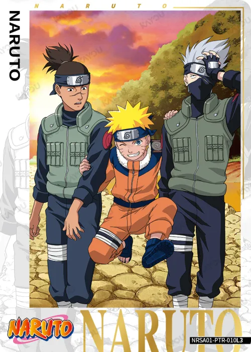 Naruto, Iruka & Kakashi