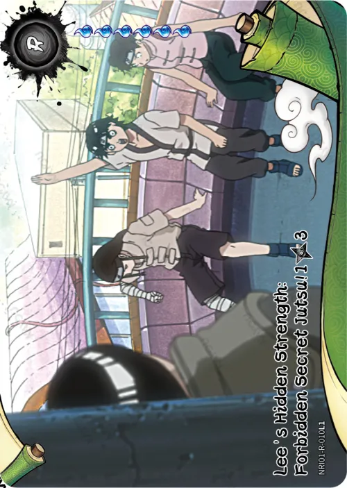 Lee's Hidden Strength: Forbidden Secret Jutsu (1/3)