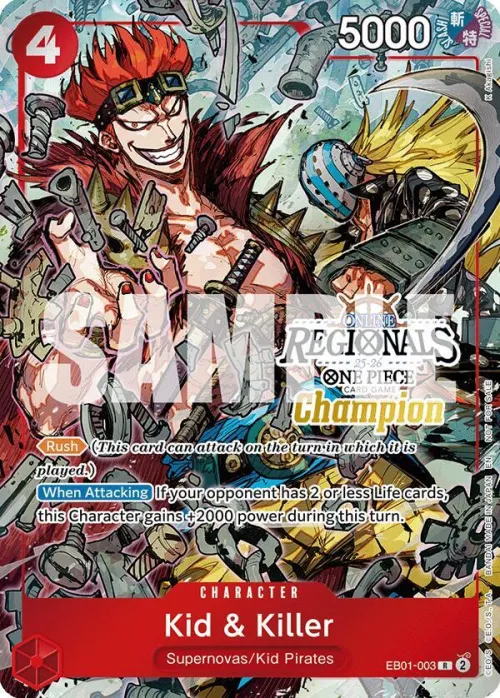 Kid & Killer - Online Regional Champion Card 