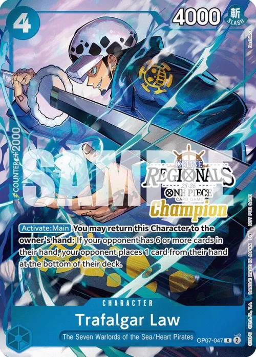 Trafalgar Law - Online Regional Champion Card 