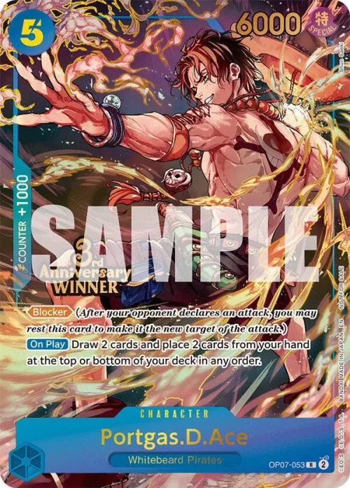 Portgas.D.Ace - 3rd Anniversary Winner