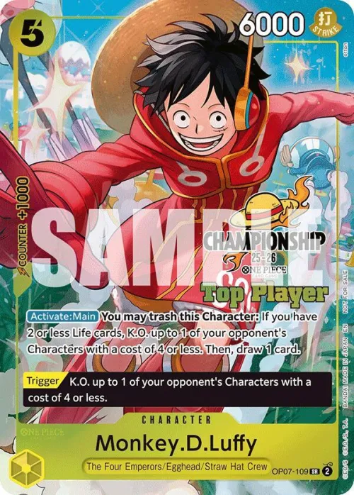 Monkey.D.Luffy - Cs 25 26 Top Player Pack