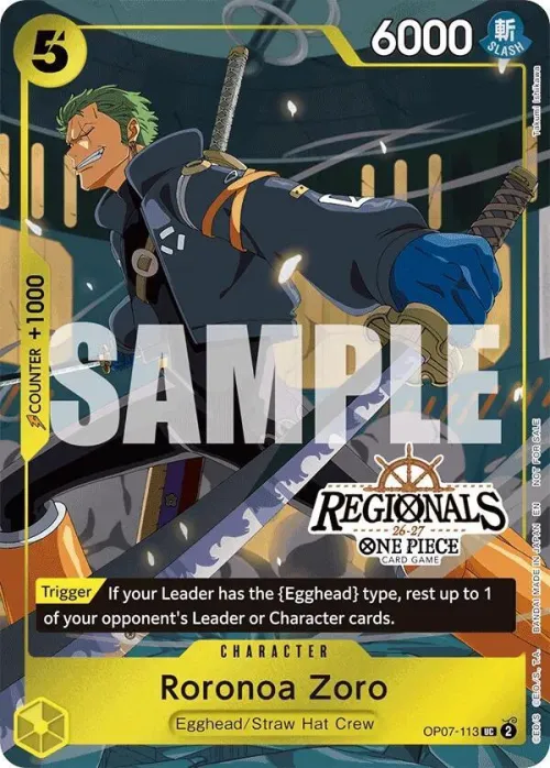 Roronoa Zoro - Regional Participation Pack 20