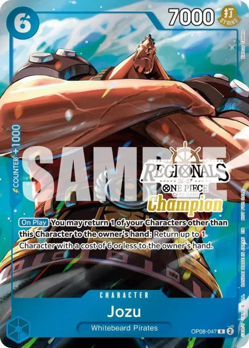Jozu - Regionals Champion Card Set 26