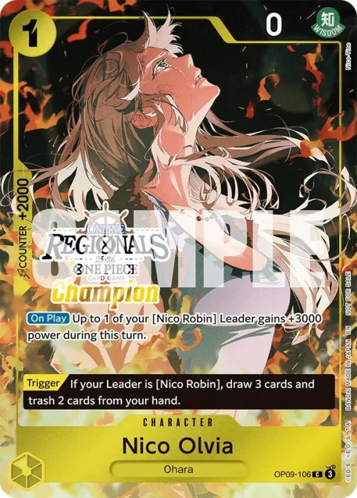 Nico Olvia - Online Regional Champion Card 