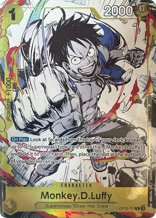 Monkey.D.Luffy - Premium Card Collection 6 Asso