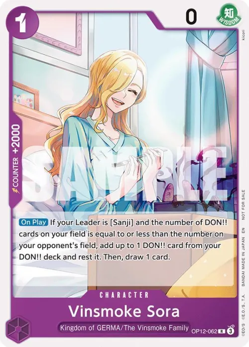 Vinsmoke Sora - Tournament Pack 2026 Vol 1