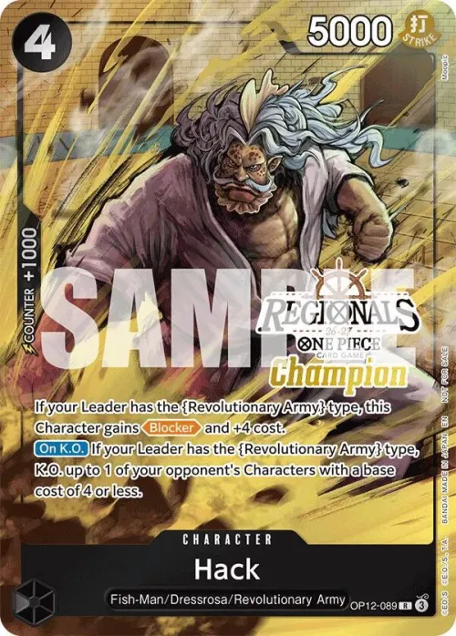 Hack - Regionals Champion Card Set 26