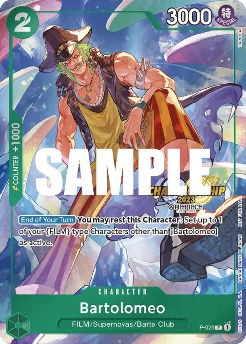 Bartolomeo - Cs 2023 Event Pack