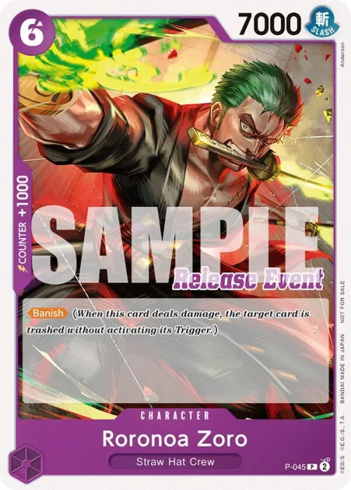 Roronoa Zoro - St15 St20 Release Event Pack
