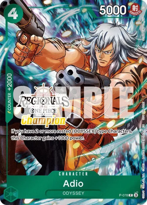 Adio - Offline Regional Champion Card