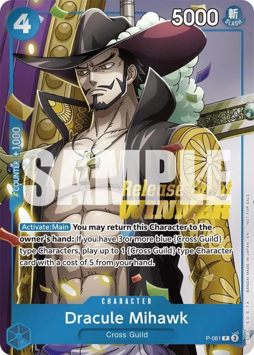 Dracule Mihawk - Op11 Release Event Winner