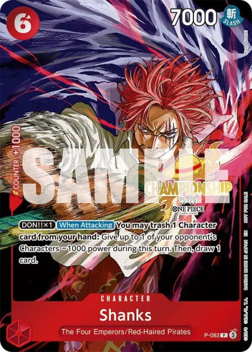 Shanks - Cs 25 26 Event Pack