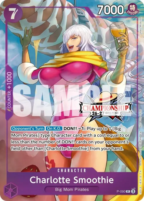 Charlotte Smoothie - Cs 26 27 Event Pack