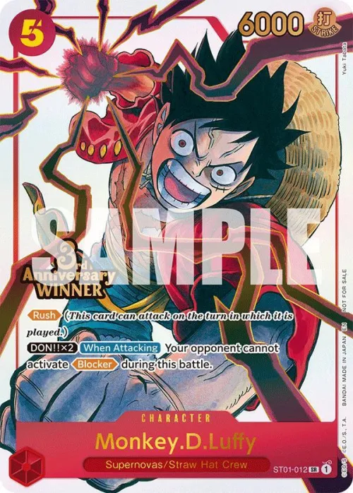 Monkey.D.Luffy - 3rd Anniversary Winner