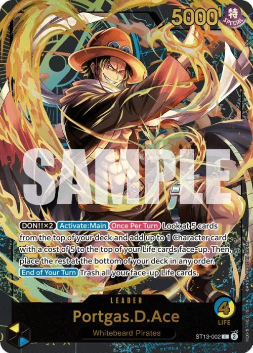 Portgas.D.Ace - Premium Card Collection Leader