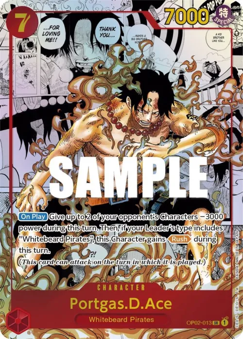 Portgas.D.Ace - Parallel Manga Alternate Art