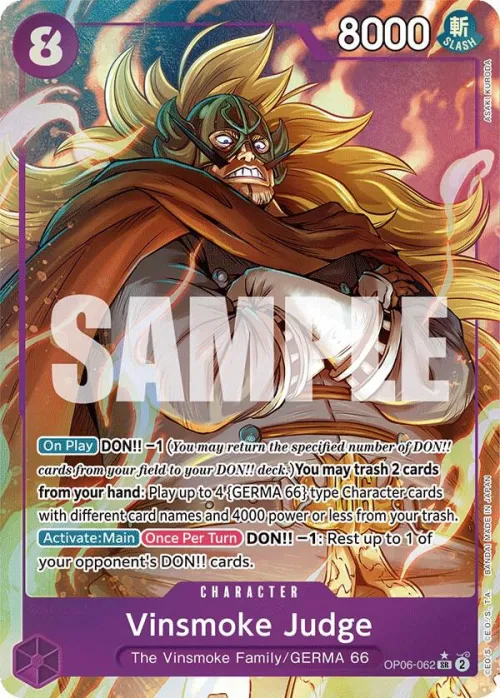 Vinsmoke Judge - Alternate Art