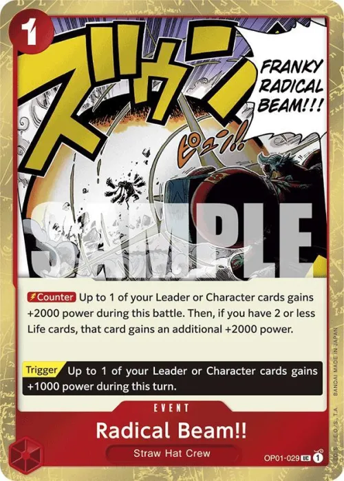 Radical Beam!! - Jolly Roger Foil
