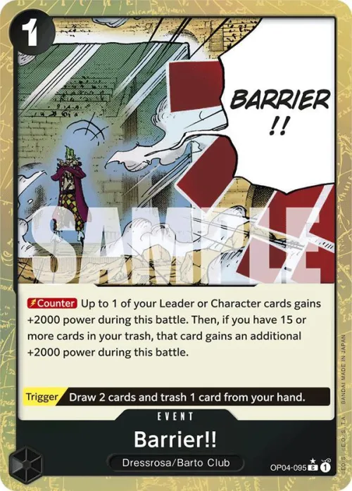 Barrier!! - Textured Foil
