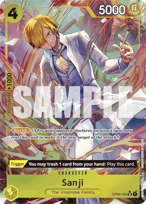 Sanji - Op04 104 Alternate Art