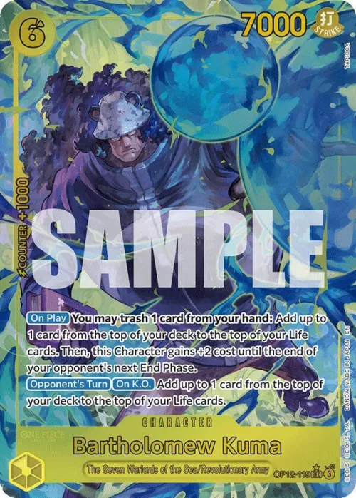 Bartholomew Kuma - Alternate Art